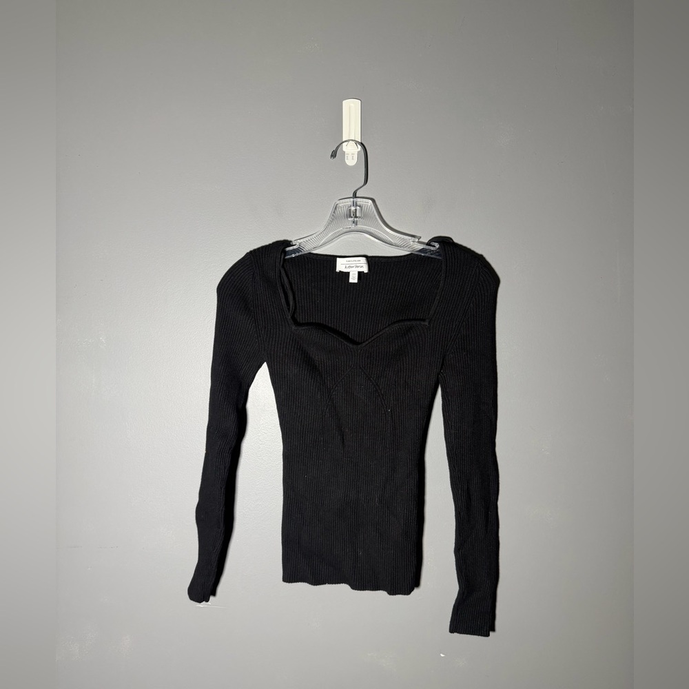 & Other Stories Fitted Sweetheart Neck Ribbed Top Size XS - Picture 3 of 6